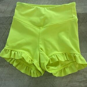 Tiger Friday Citrus Filly Booty Shorts